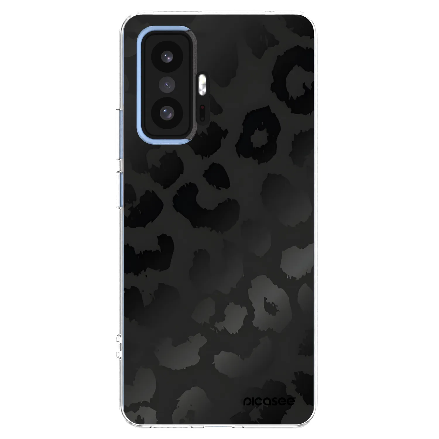 Picasee silikonový průhledný obal pro Xiaomi 11T Pro - Midnight Leopard