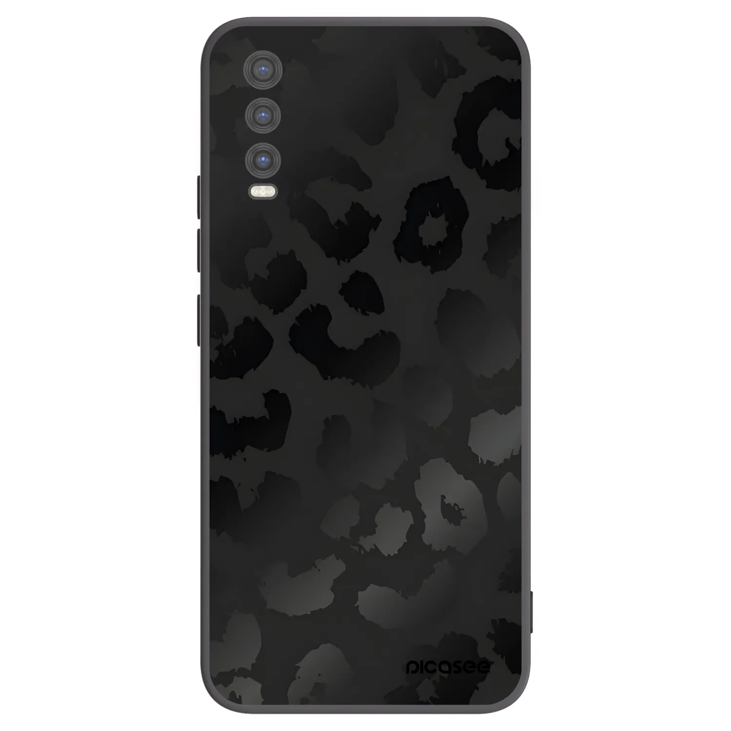 Picasee silikonový černý obal pro Vivo Y20s - Midnight Leopard