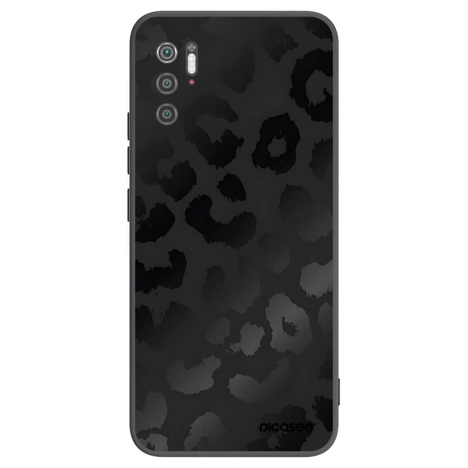 Picasee silikonový černý obal pro Xiaomi Poco M3 Pro 5G - Midnight Leopard