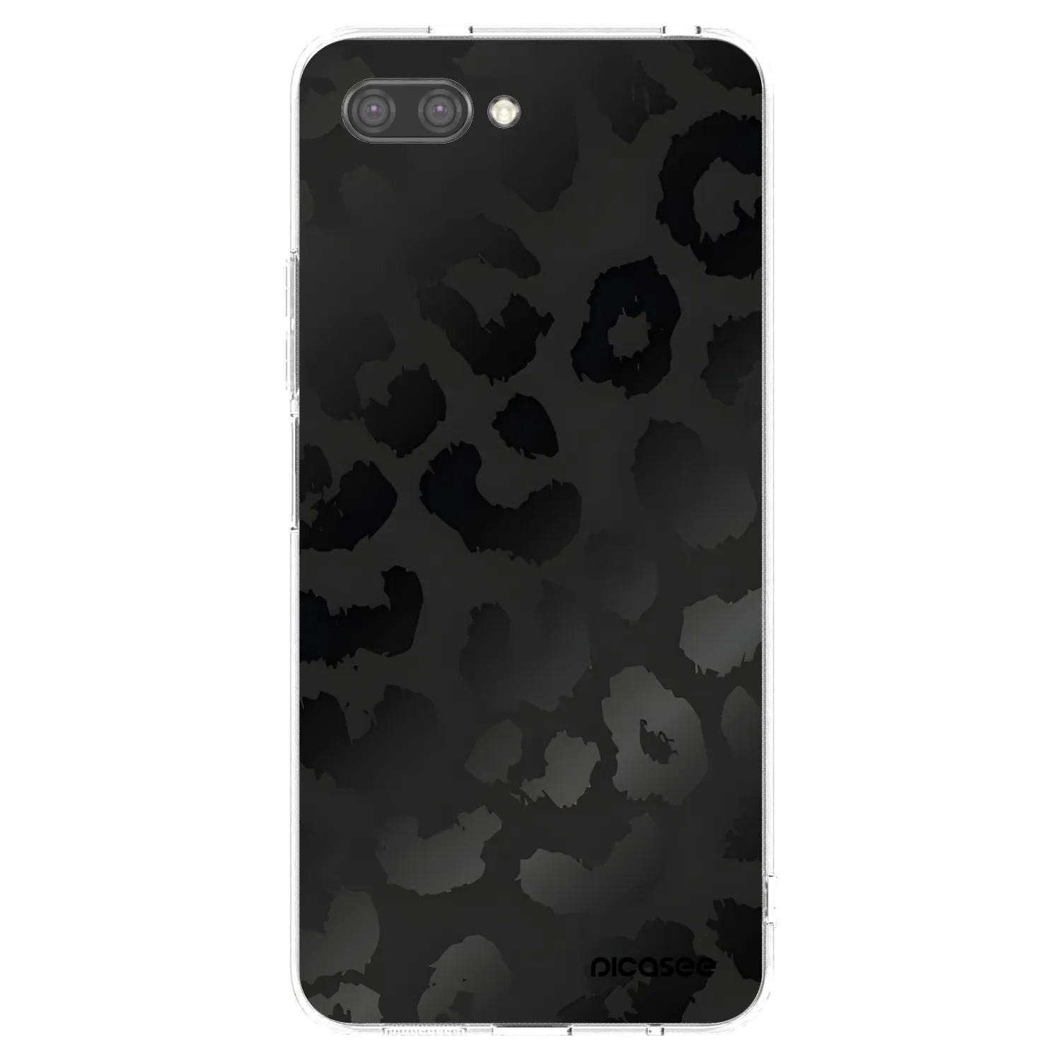 Picasee silikonový průhledný obal pro Honor 10 - Midnight Leopard