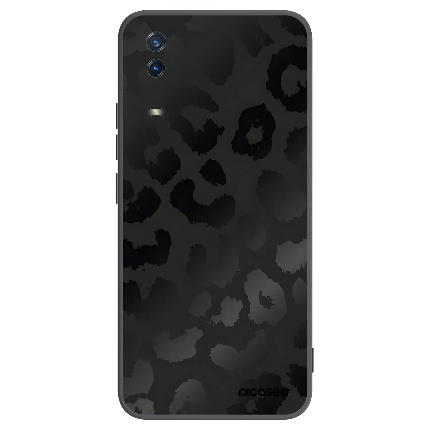 Picasee silikonový černý obal pro Vivo Y11s - Midnight Leopard