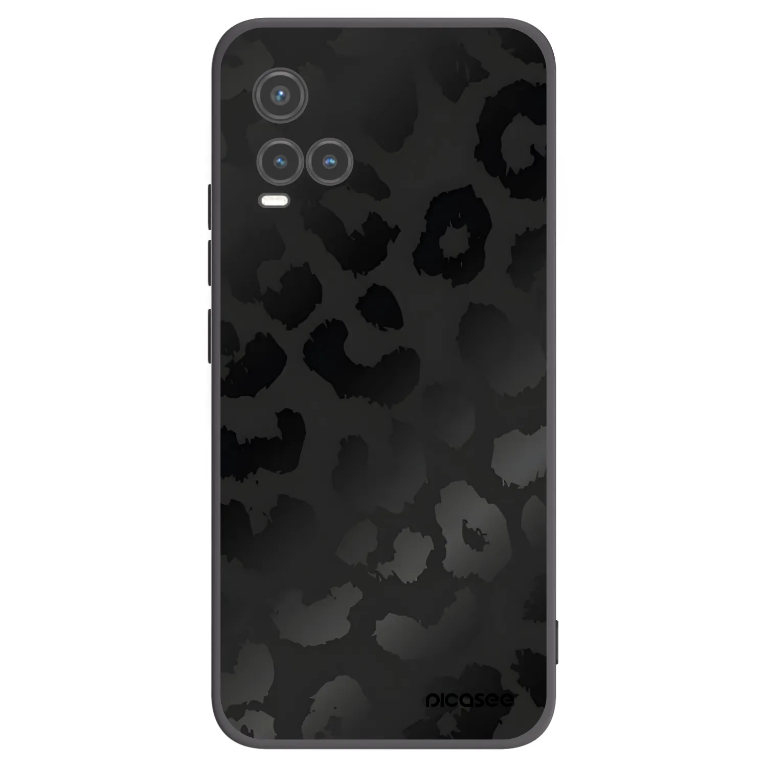 Picasee silikonový černý obal pro Vivo Y33s - Midnight Leopard
