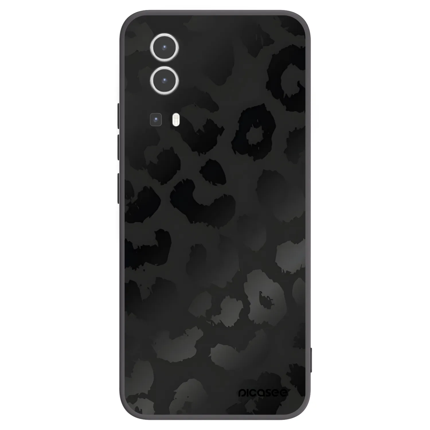 Picasee silikonový černý obal pro Vivo Y72 5G - Midnight Leopard