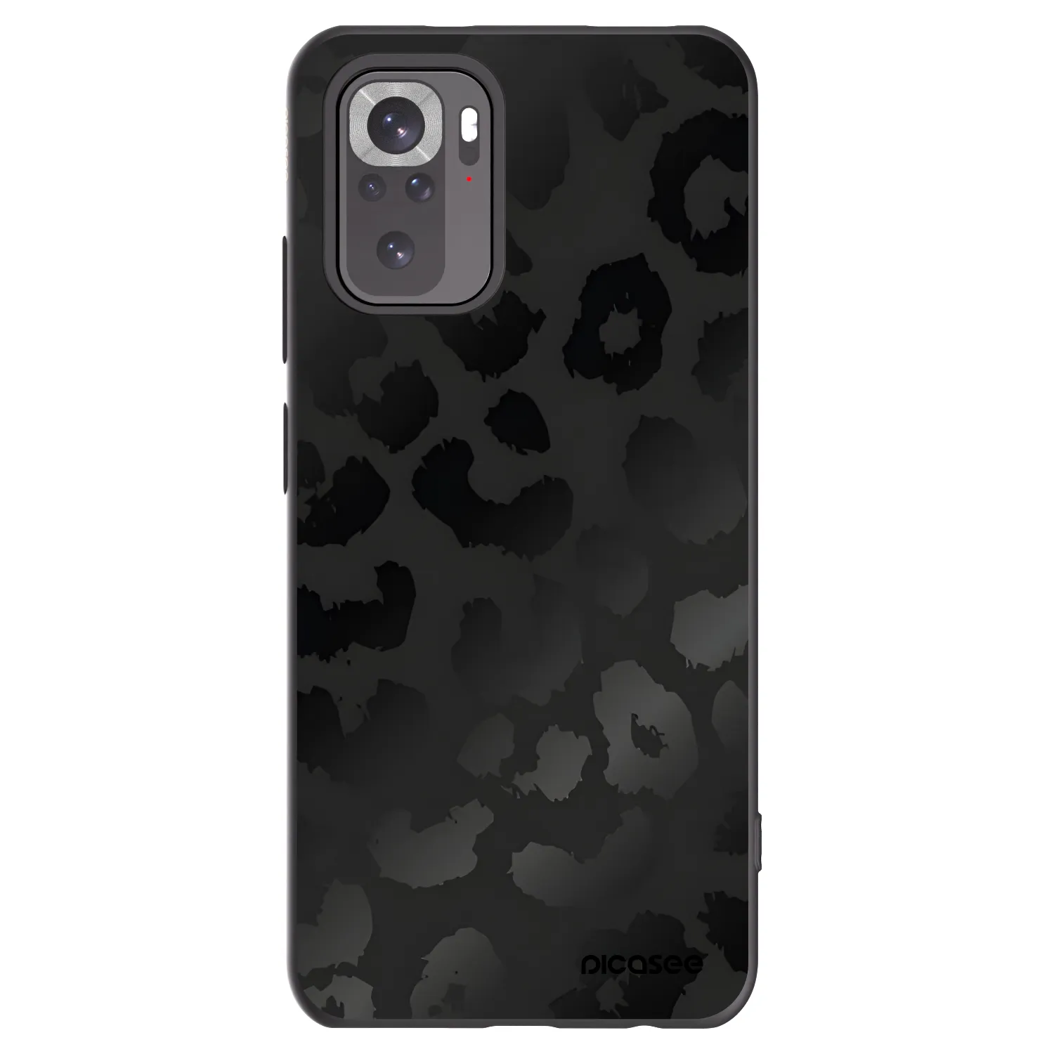 Picasee silikonový černý obal pro Xiaomi Redmi Note 11S 4G - Midnight Leopard