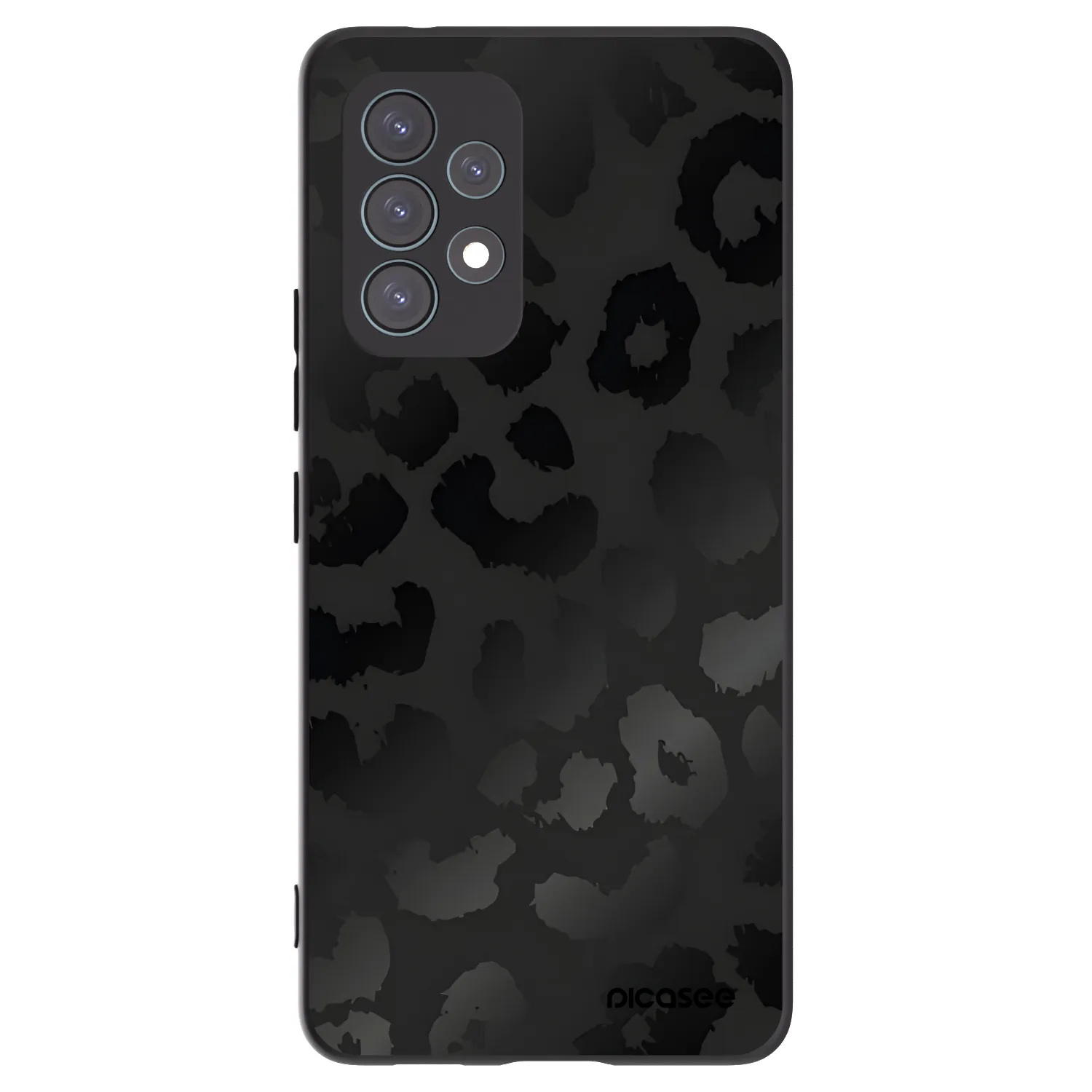 Picasee silikonový černý obal pro Samsung Galaxy A53 5G A536 - Midnight Leopard