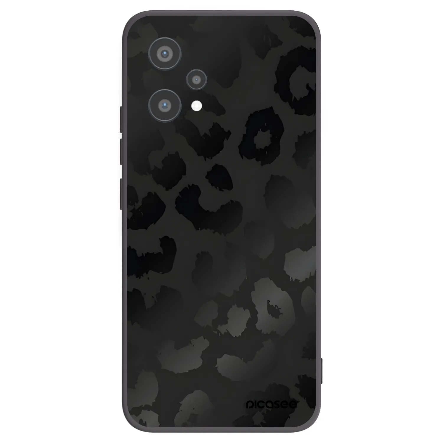 Picasee silikonový černý obal pro Realme 9 Pro 5G - Midnight Leopard