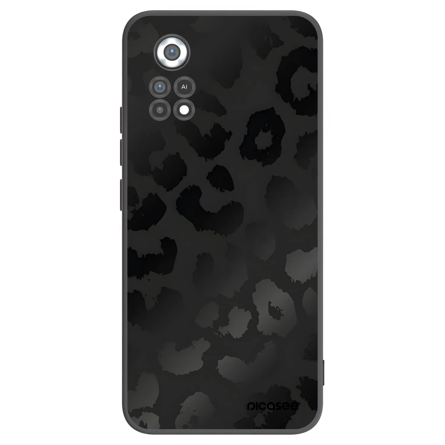 Picasee silikonový černý obal pro Xiaomi Poco X4 Pro 5G - Midnight Leopard