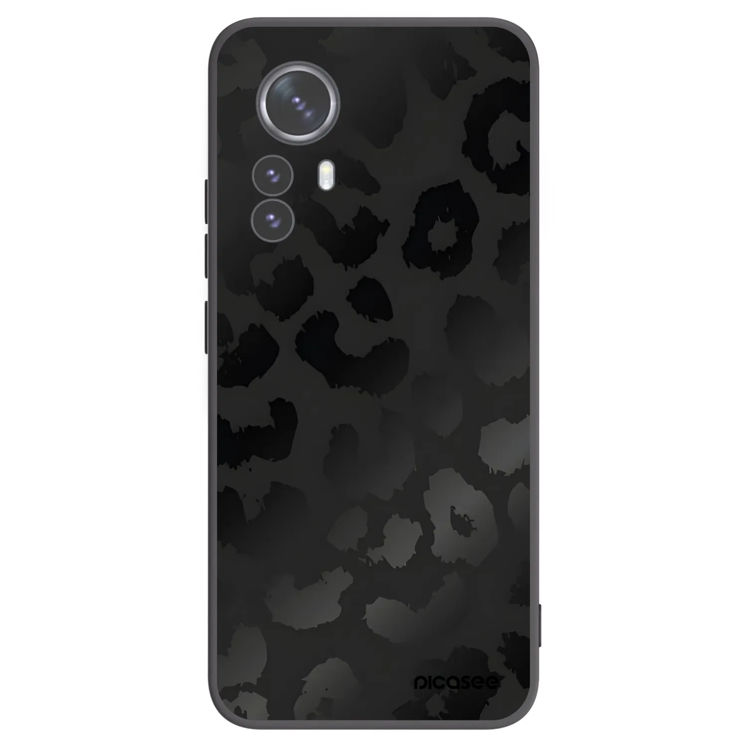 Picasee silikonový černý obal pro Xiaomi 12 Pro - Midnight Leopard