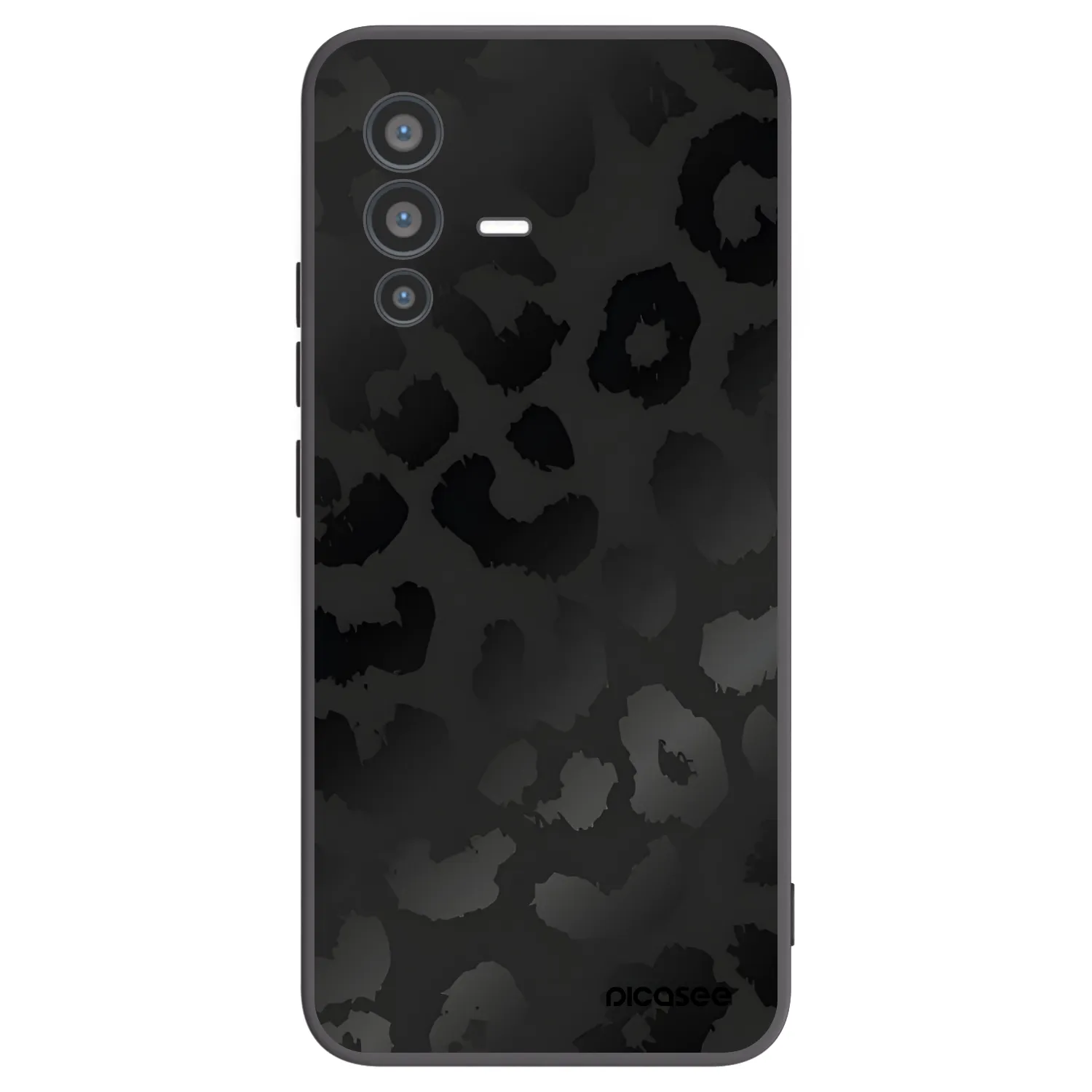 Picasee silikonový černý obal pro Vivo V23 5G - Midnight Leopard