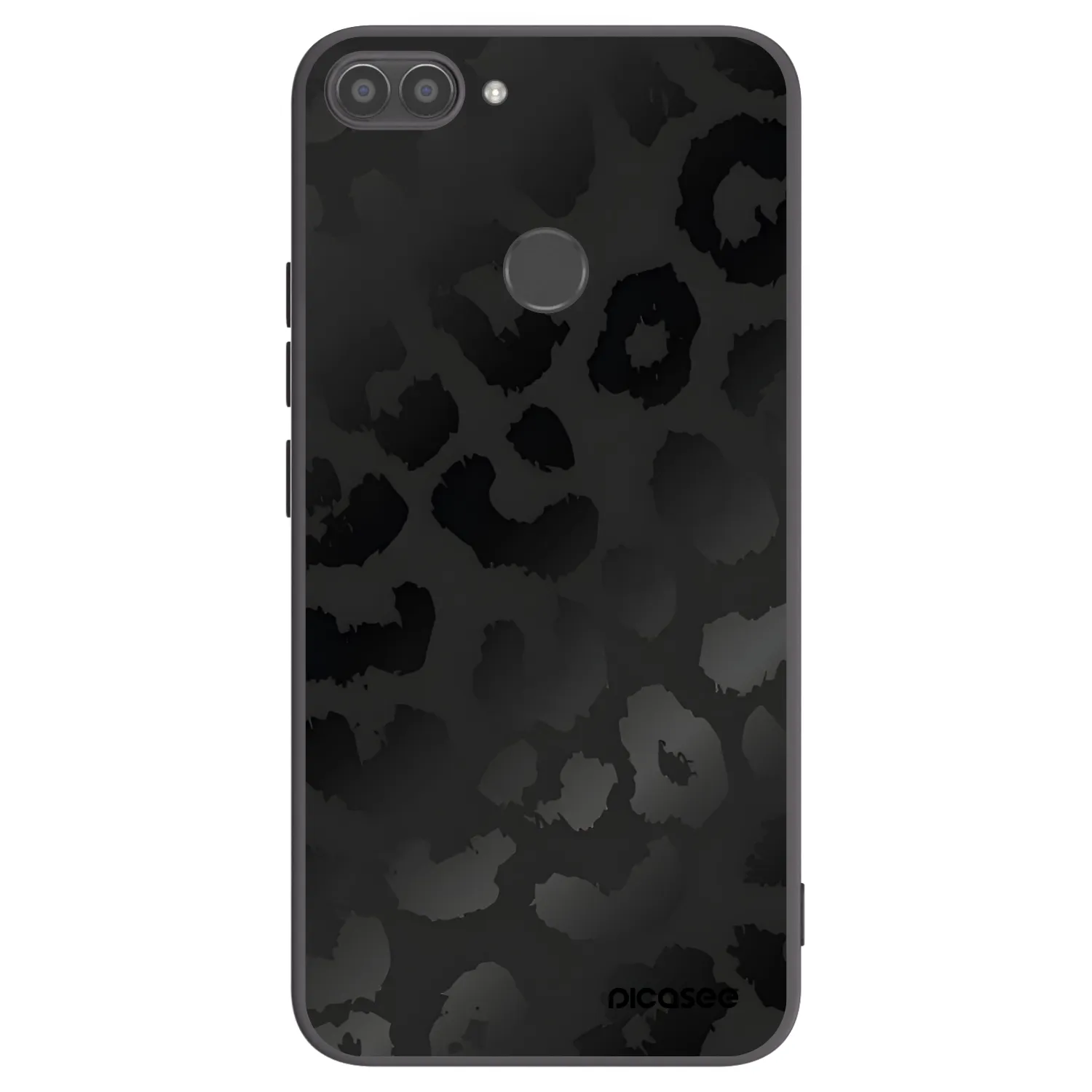 Picasee silikonový černý obal pro Huawei P Smart - Midnight Leopard