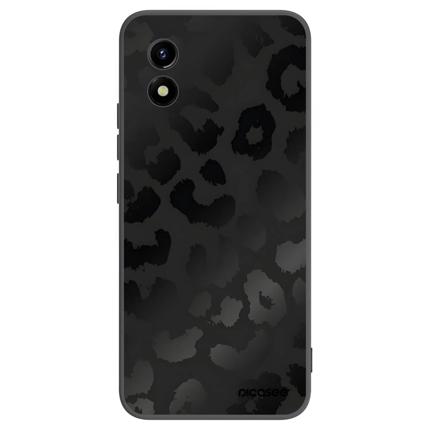 Picasee silikonový černý obal pro Vivo Y01 - Midnight Leopard