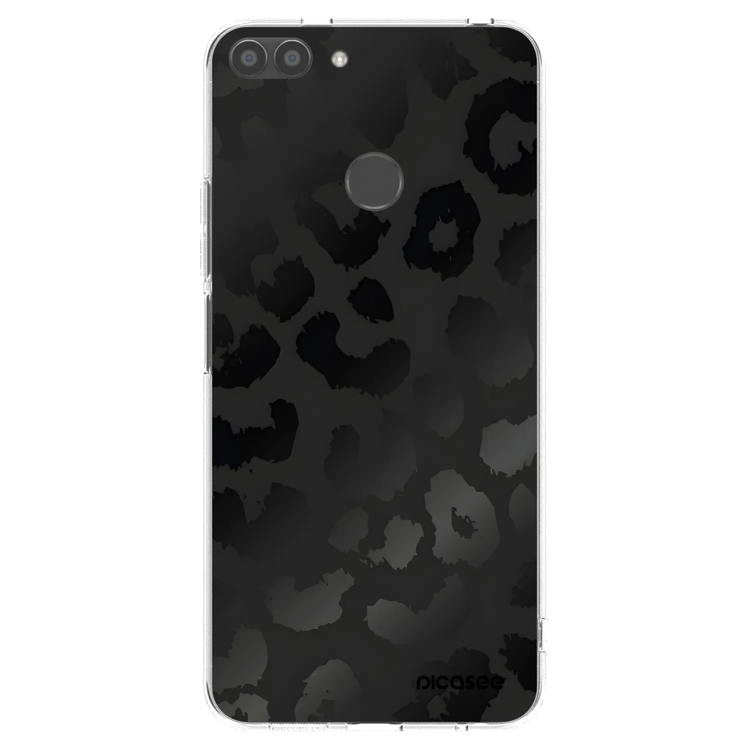 Picasee silikonový průhledný obal pro Huawei P Smart - Midnight Leopard