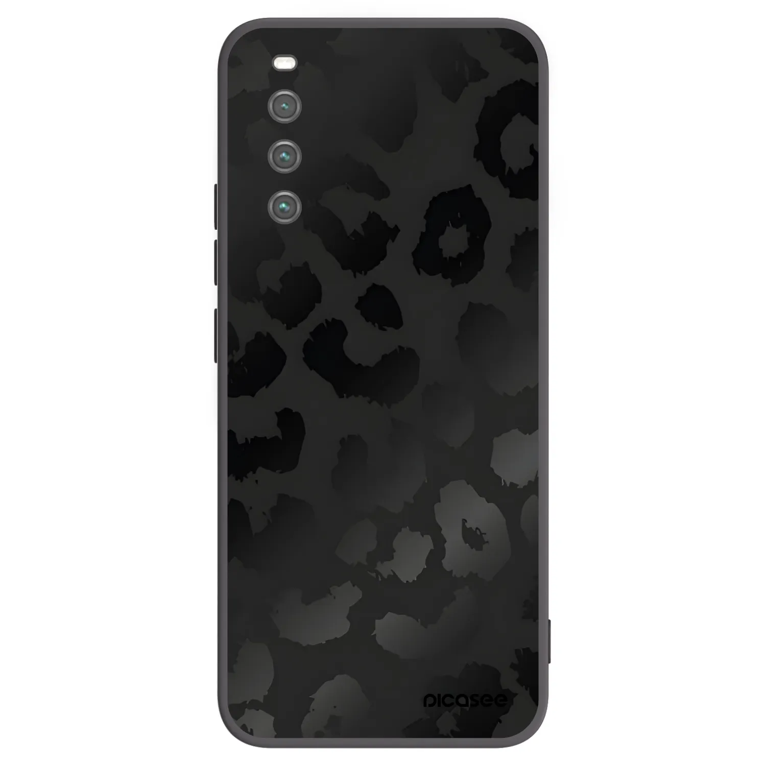 Picasee silikonový černý obal pro Sony Xperia 10 IV 5G - Midnight Leopard