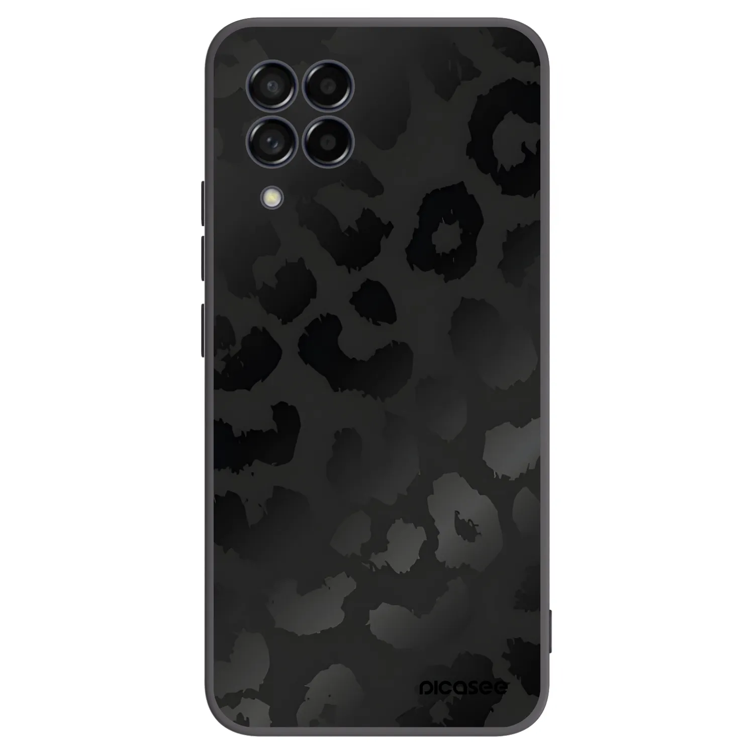 Picasee silikonový černý obal pro Samsung Galaxy M53 5G - Midnight Leopard