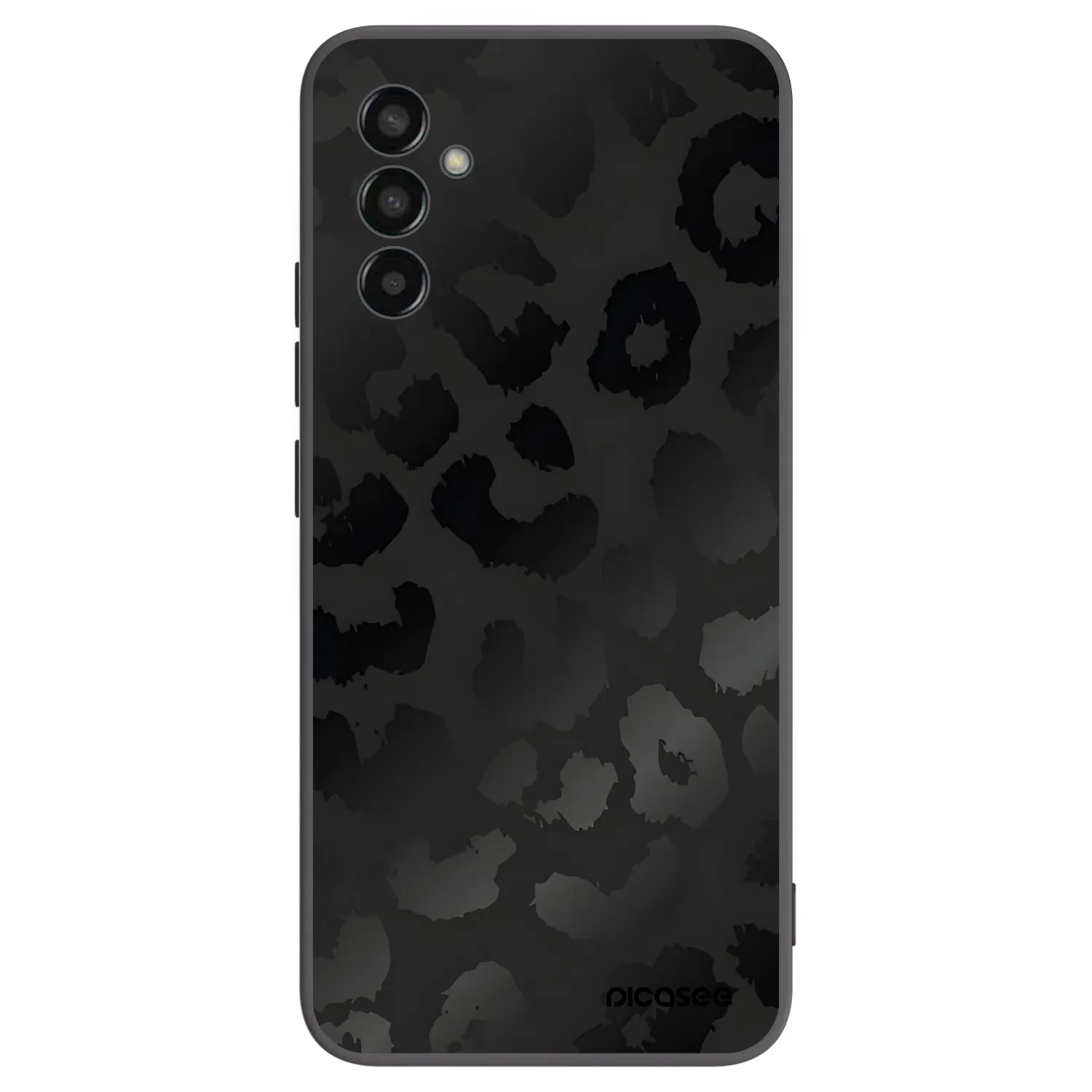 Picasee silikonový černý obal pro Samsung Galaxy M13 M135F - Midnight Leopard