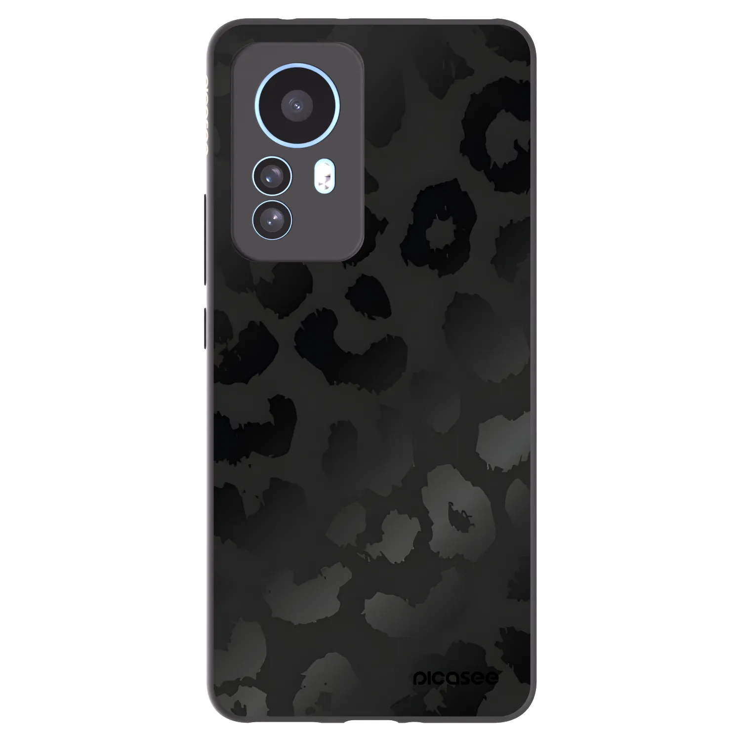 Picasee silikonový černý obal pro Xiaomi 12T - Midnight Leopard