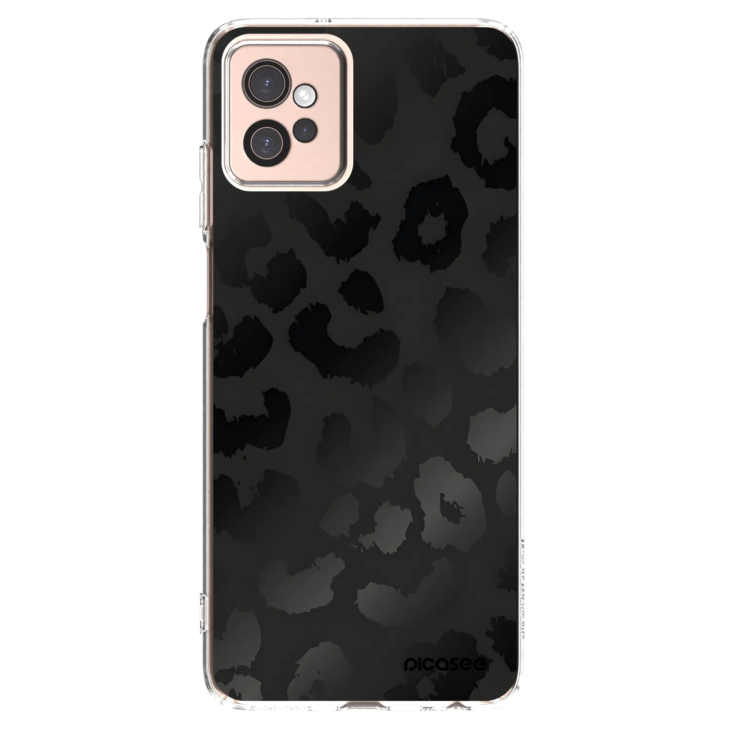 Picasee silikonový průhledný obal pro Motorola Moto G32 - Midnight Leopard