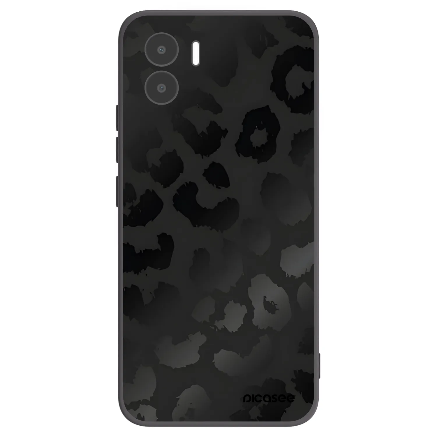 Picasee silikonový černý obal pro Xiaomi Redmi A1 - Midnight Leopard