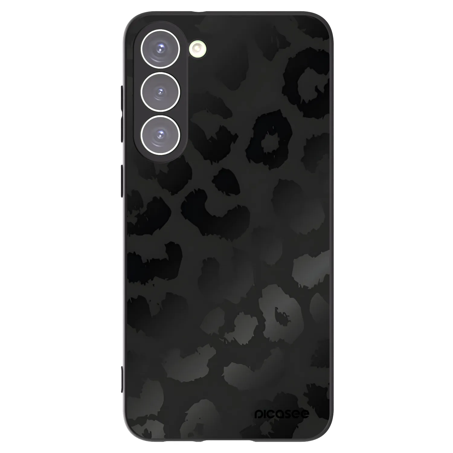 Picasee silikonový černý obal pro Samsung Galaxy S23+ 5G - Midnight Leopard