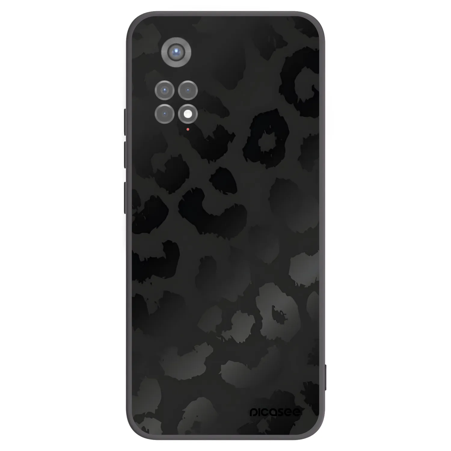 Picasee silikonový černý obal pro Xiaomi Redmi Note 11S 5G - Midnight Leopard