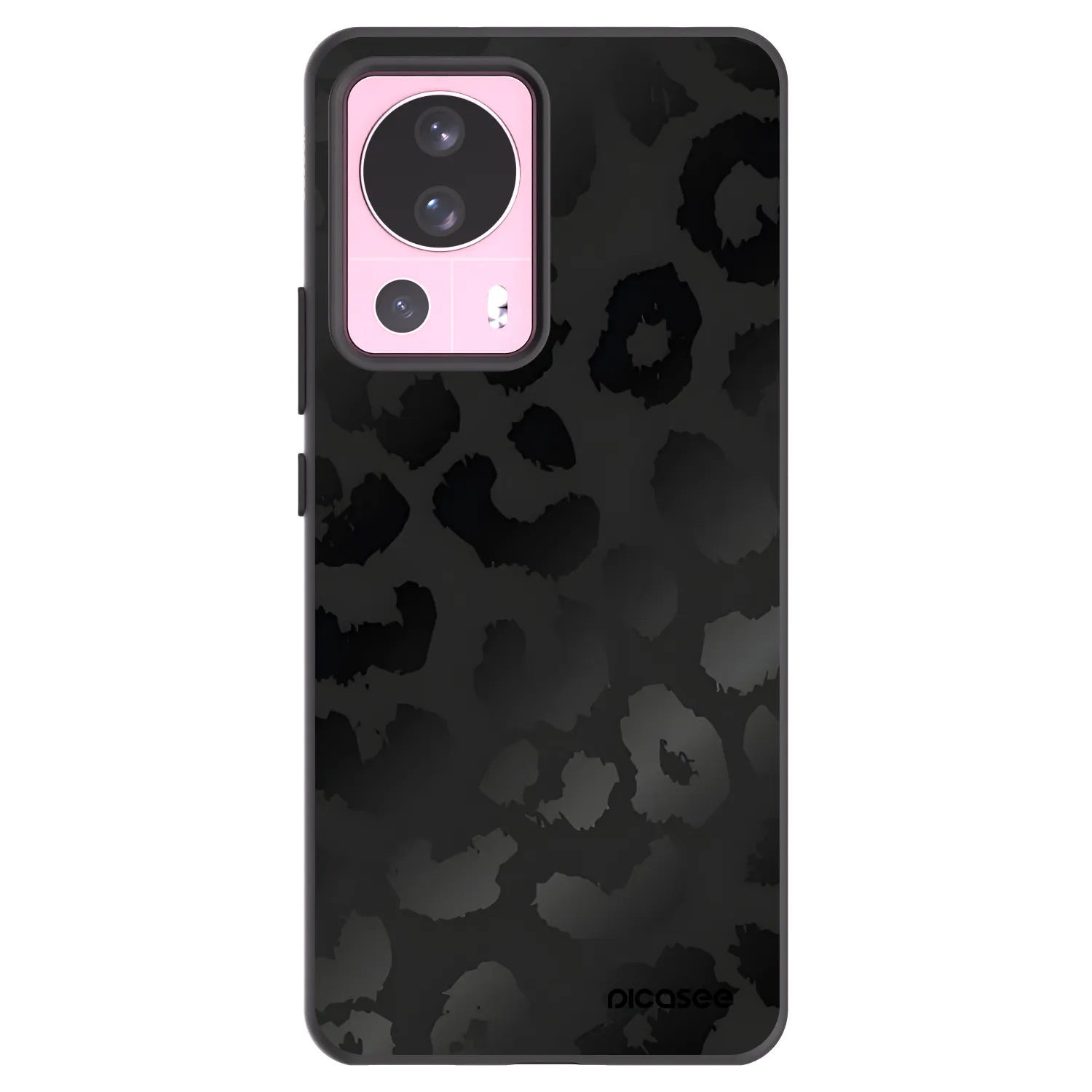 Picasee silikonový černý obal pro Xiaomi 13 Lite - Midnight Leopard