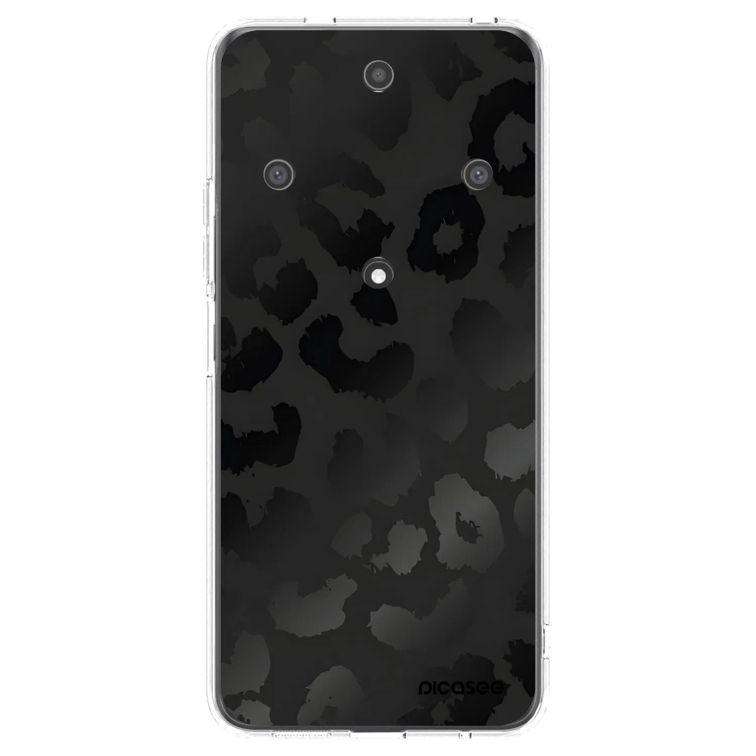 Picasee silikonový průhledný obal pro Honor Magic5 Lite 5G - Midnight Leopard