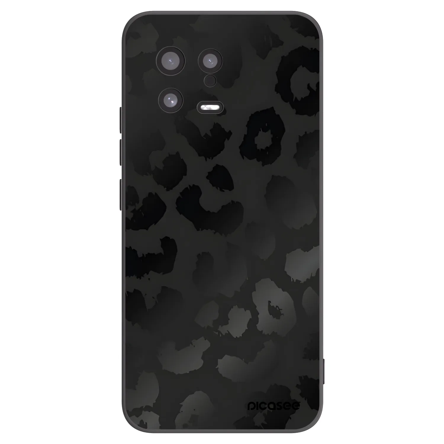 Picasee silikonový černý obal pro Xiaomi 13 - Midnight Leopard