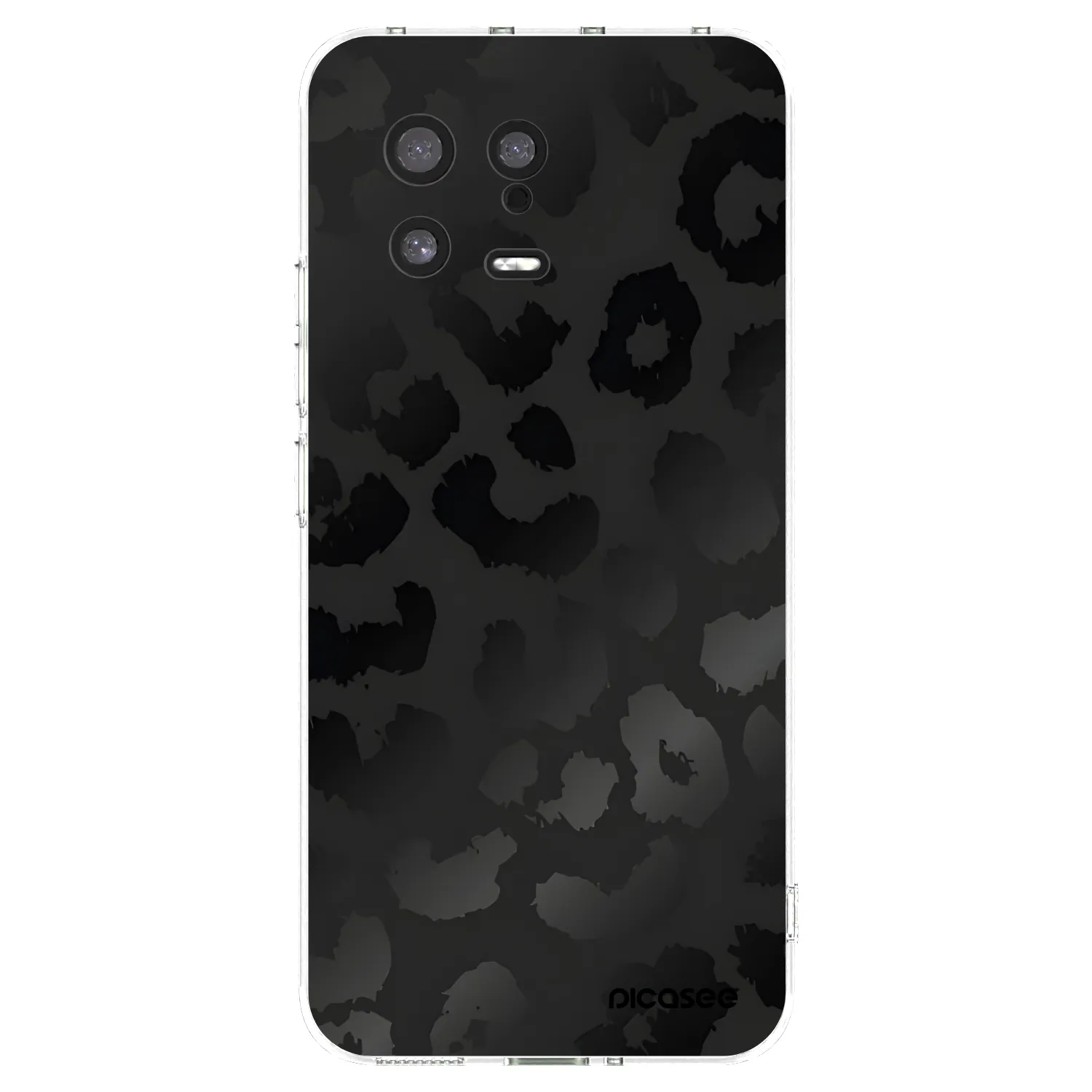 Picasee silikonový průhledný obal pro Xiaomi 13 - Midnight Leopard