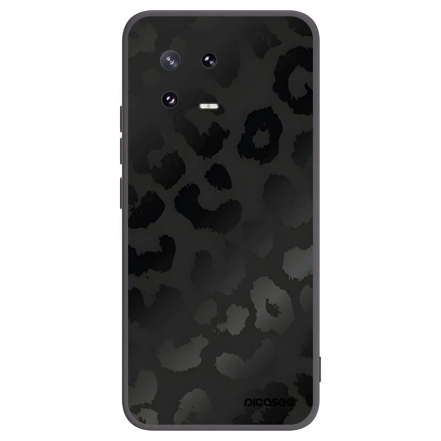 Picasee silikonový černý obal pro Xiaomi 13 Pro - Midnight Leopard