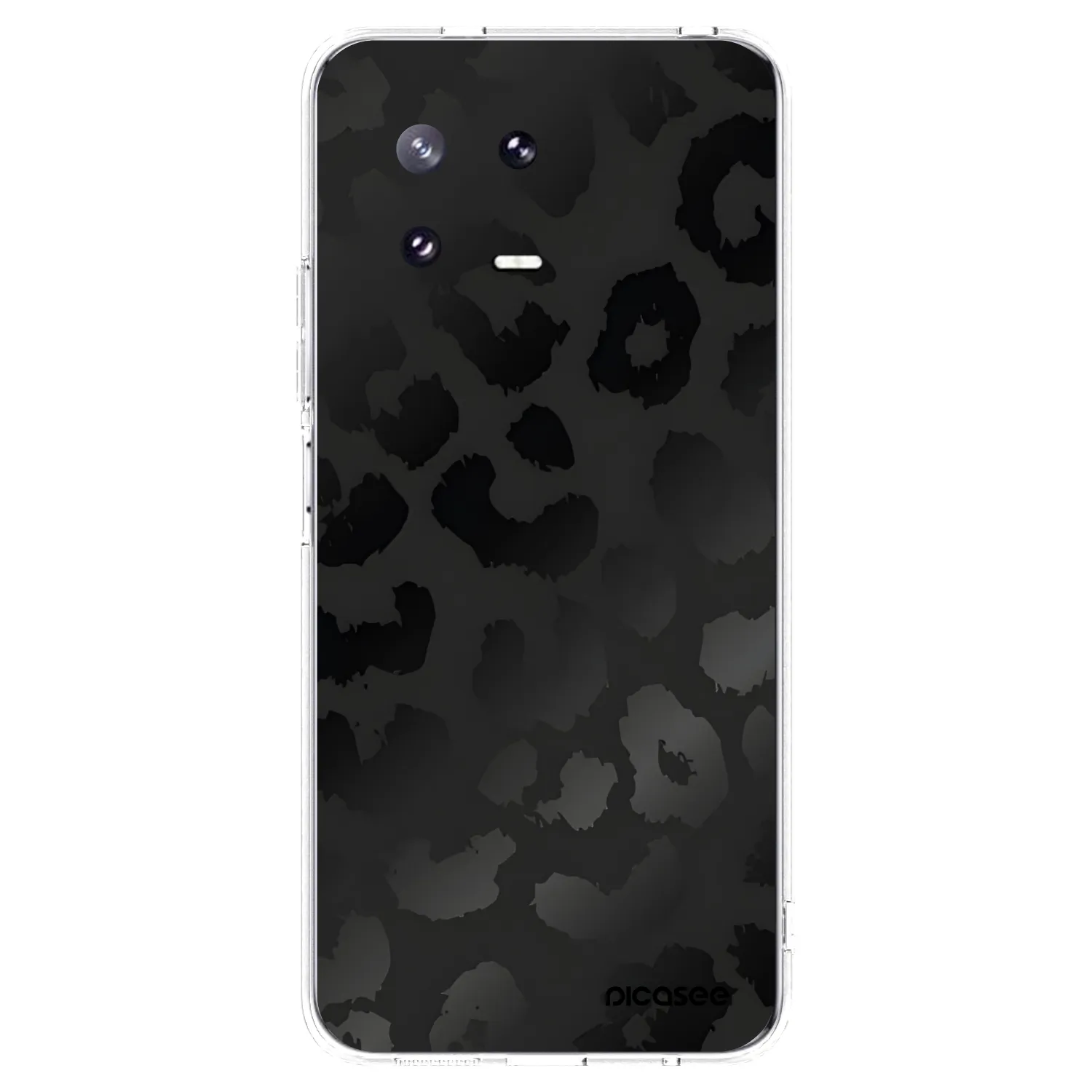 Picasee silikonový průhledný obal pro Xiaomi 13 Pro - Midnight Leopard
