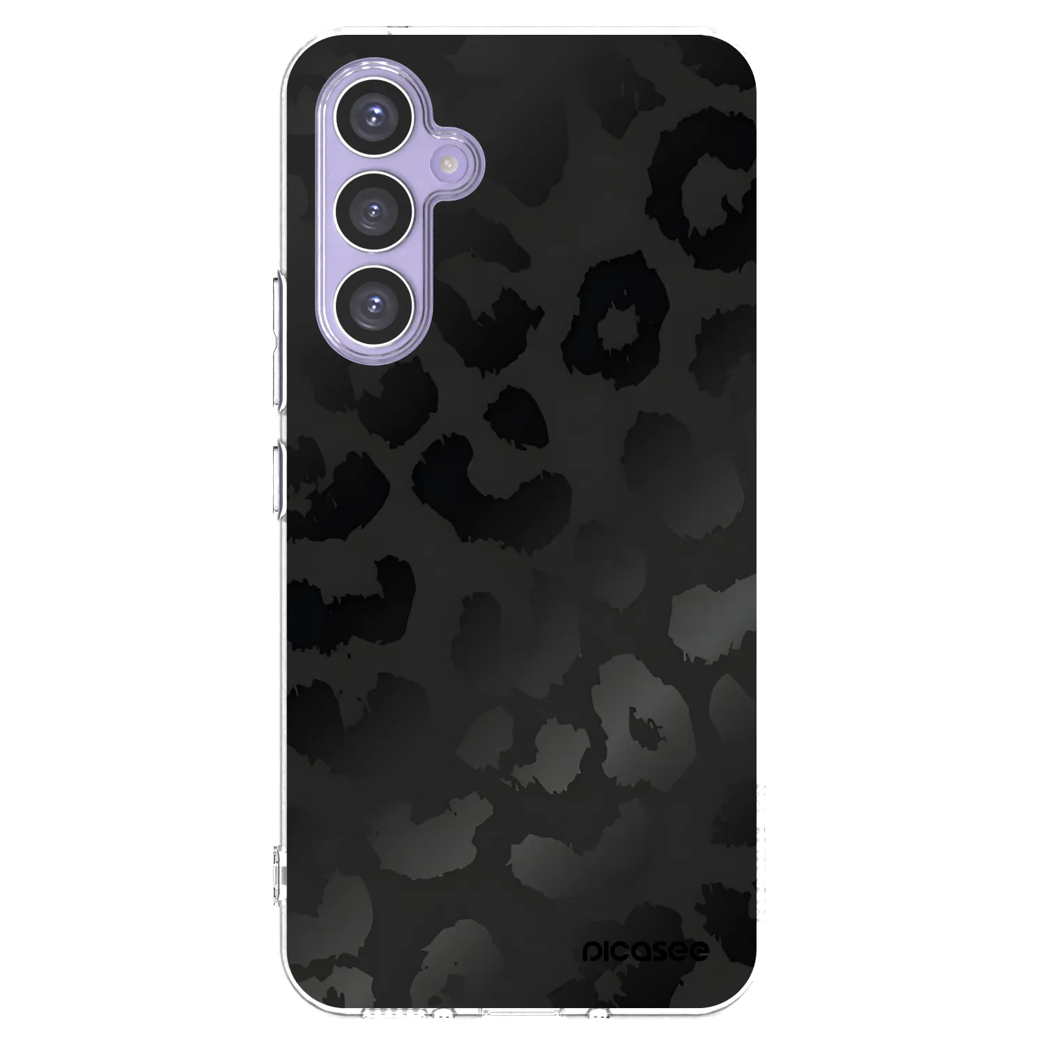 Picasee silikonový průhledný obal pro Samsung Galaxy A54 5G A546B - Midnight Leopard