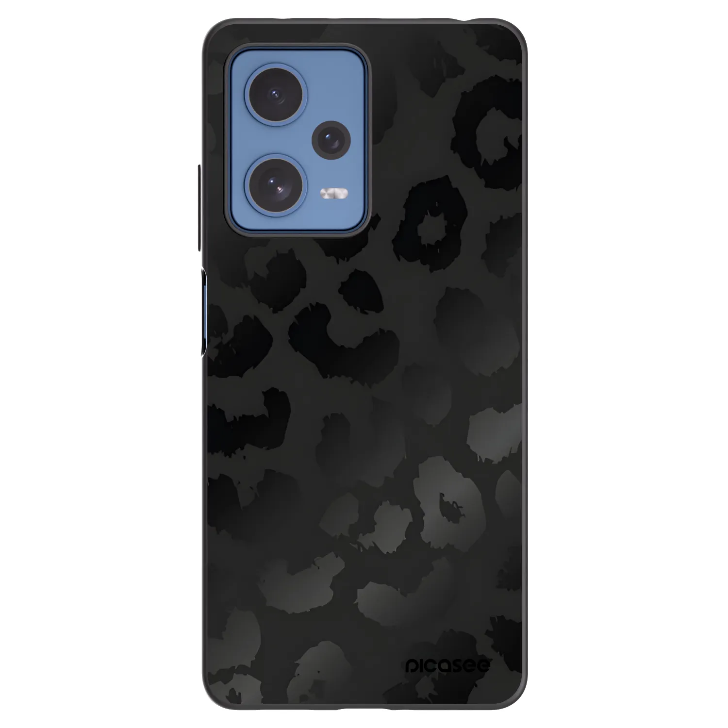 Picasee silikonový černý obal pro Xiaomi Redmi Note 12 Pro 5G - Midnight Leopard