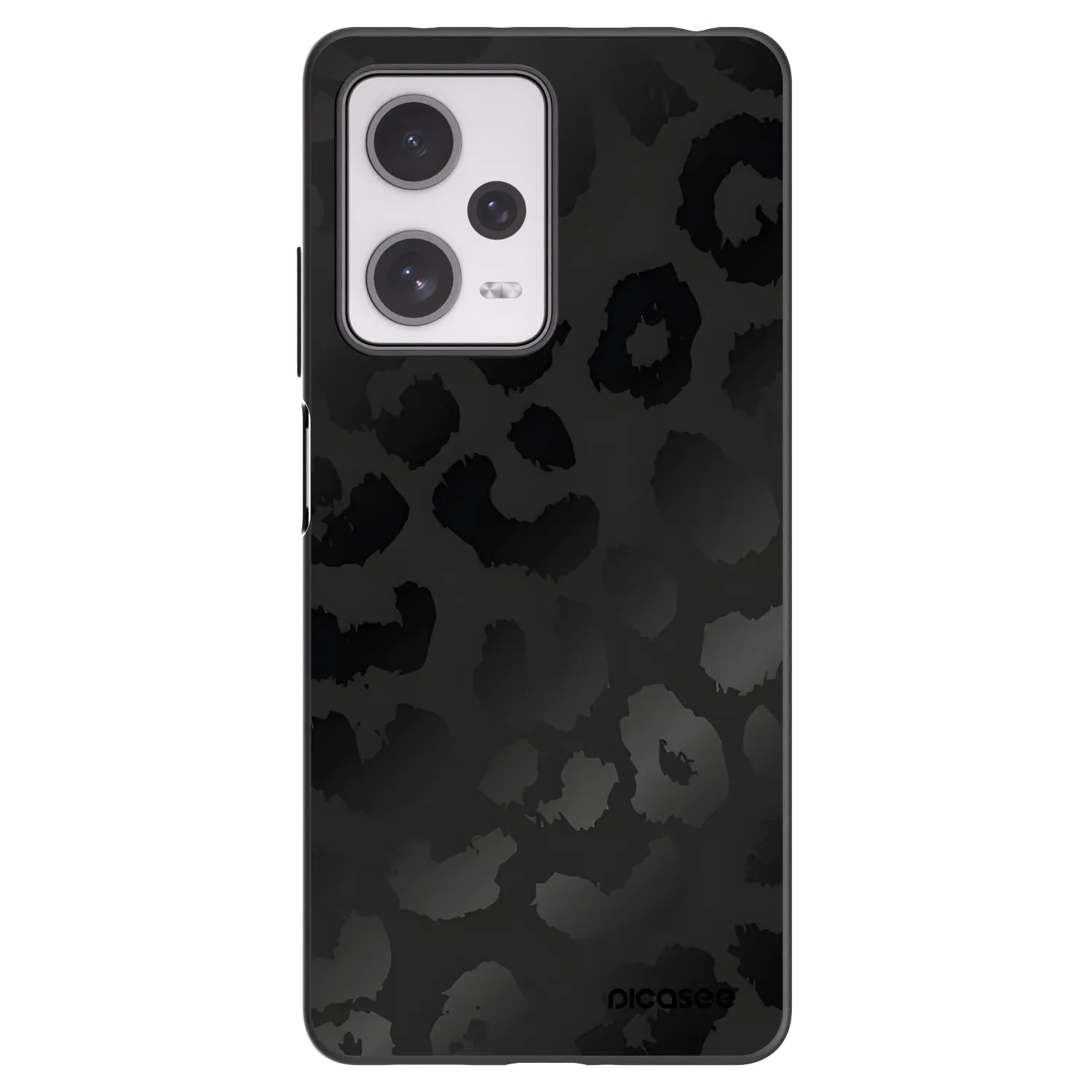 Picasee silikonový černý obal pro Xiaomi Redmi Note 12 Pro+ 5G - Midnight Leopard