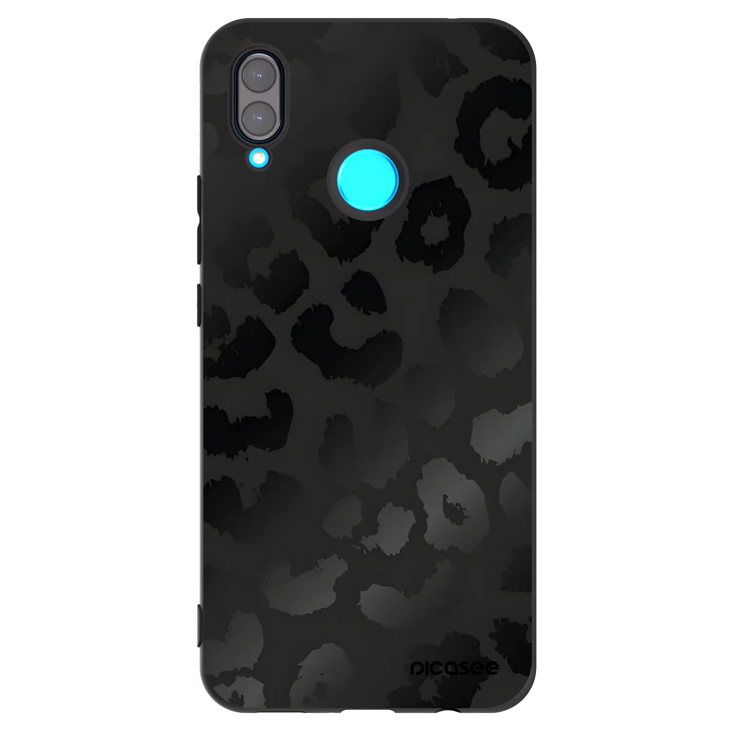 Picasee silikonový černý obal pro Huawei Nova 3i - Midnight Leopard