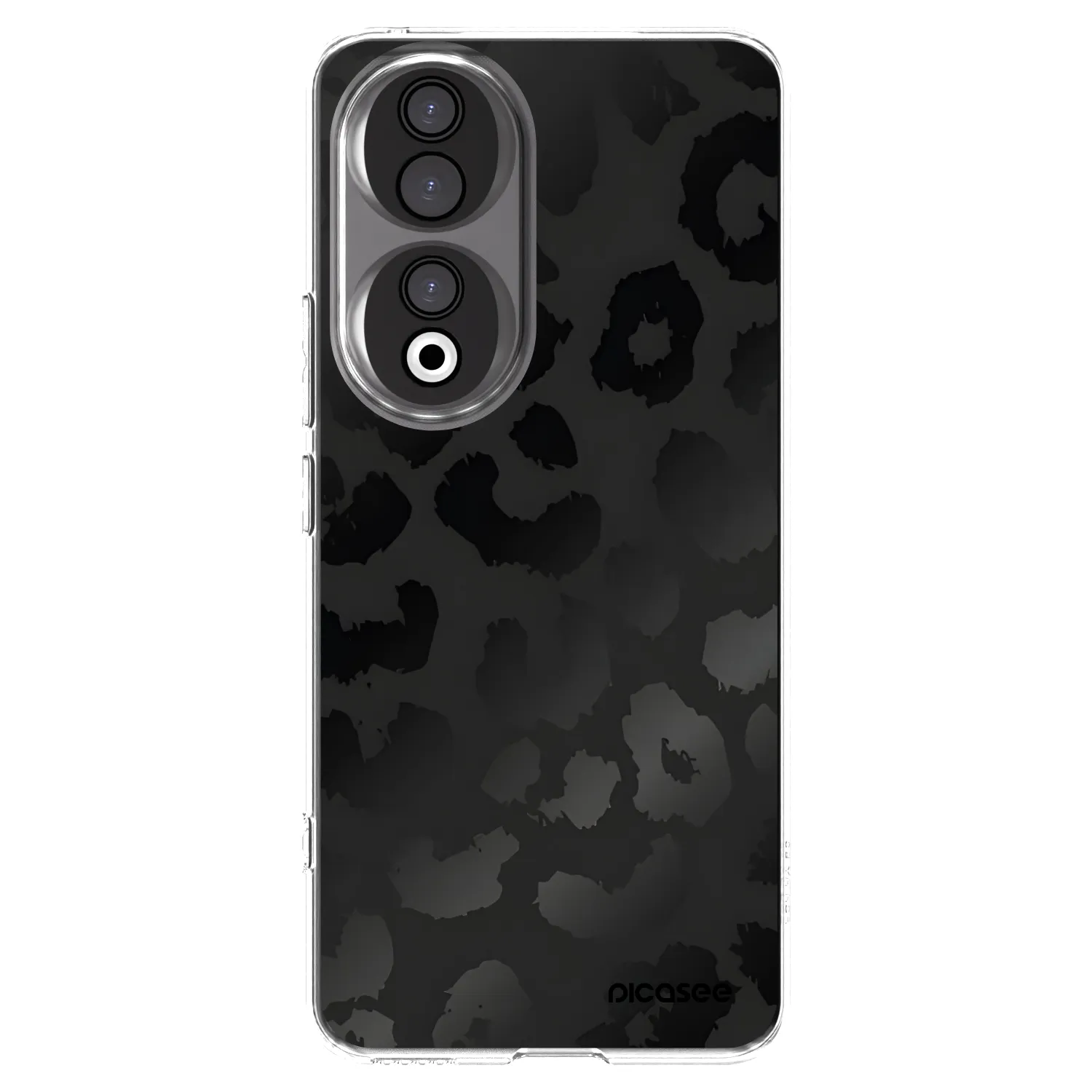 Picasee silikonový průhledný obal pro Honor 90 5G - Midnight Leopard