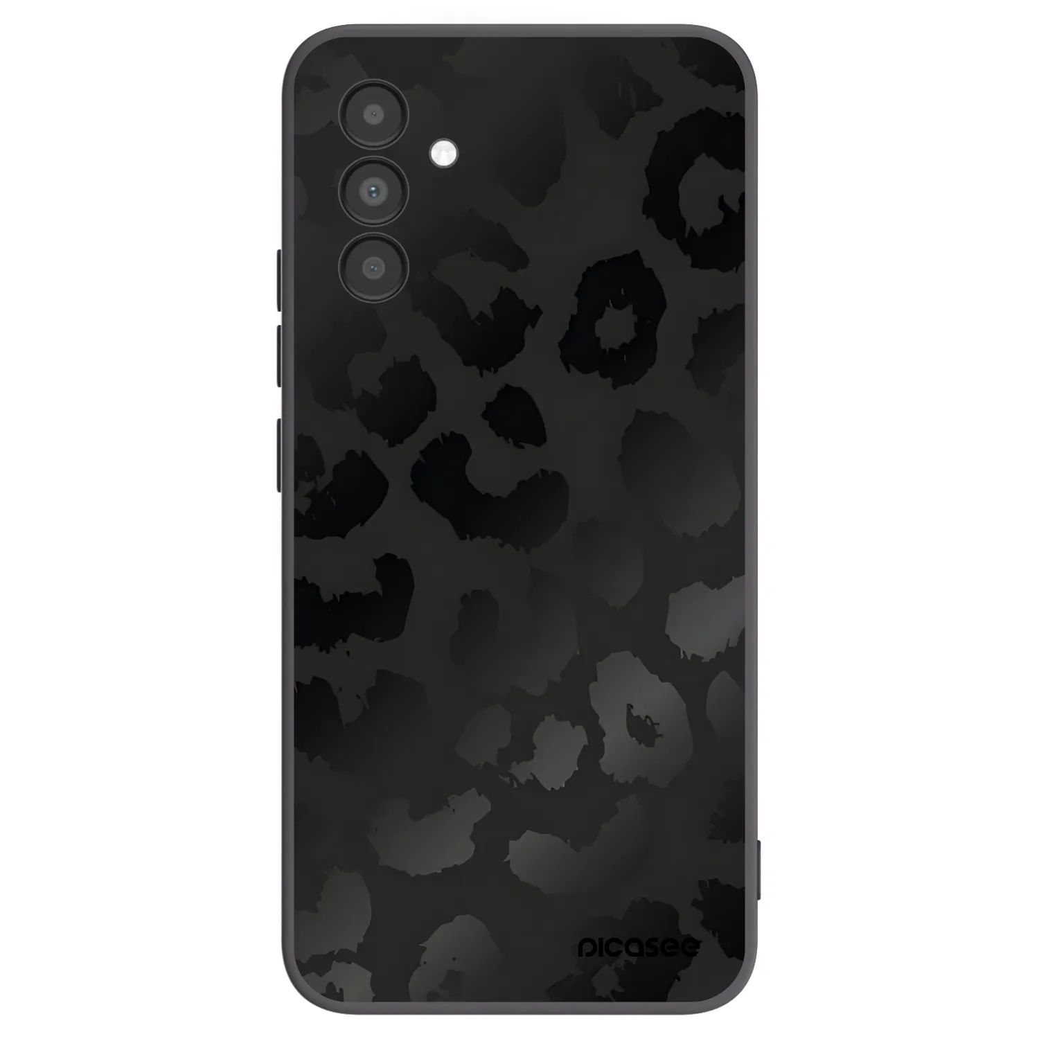 Picasee silikonový černý obal pro Samsung Galaxy A04s A047F - Midnight Leopard