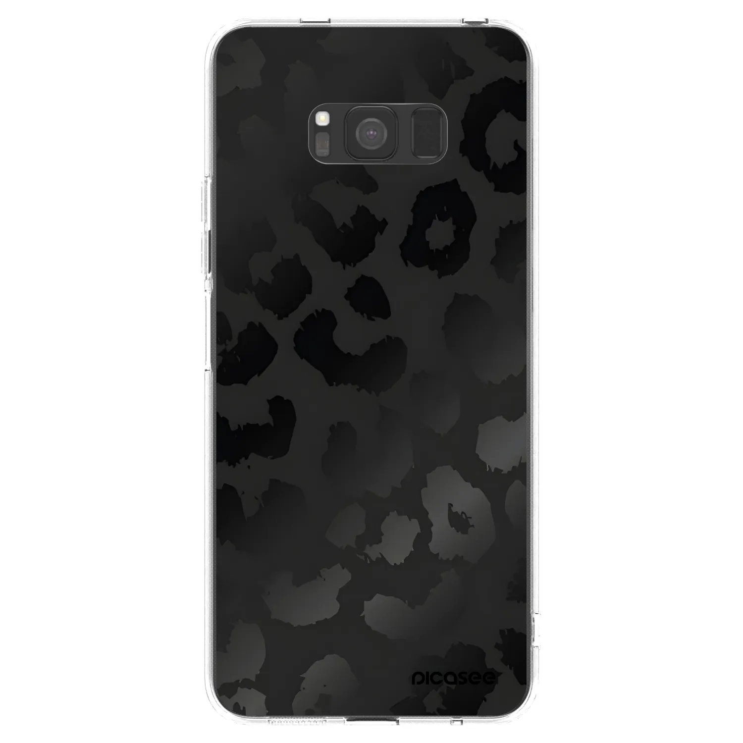 Picasee silikonový průhledný obal pro Samsung Galaxy A73 5G - Midnight Leopard
