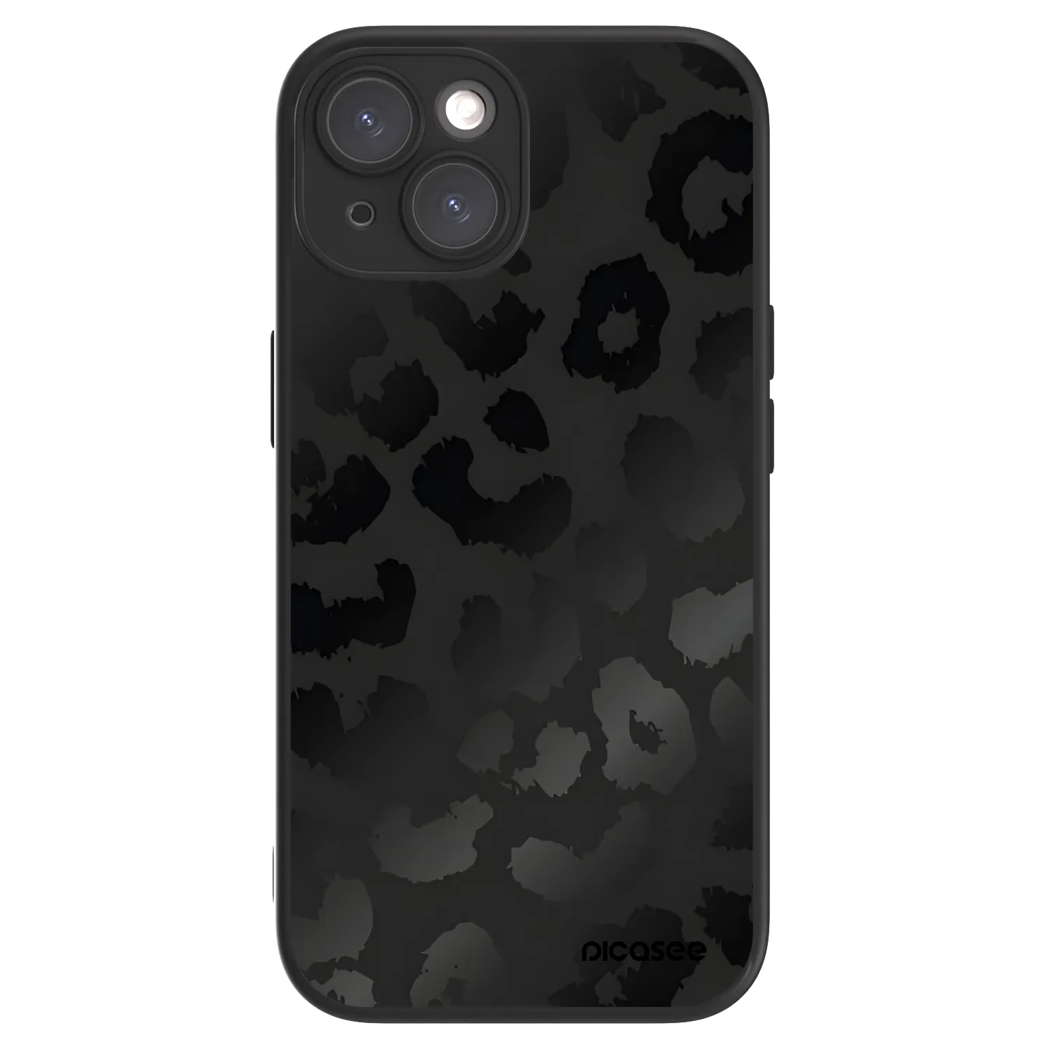 Picasee ULTIMATE CASE MagSafe pro Apple iPhone 15 - Midnight Leopard