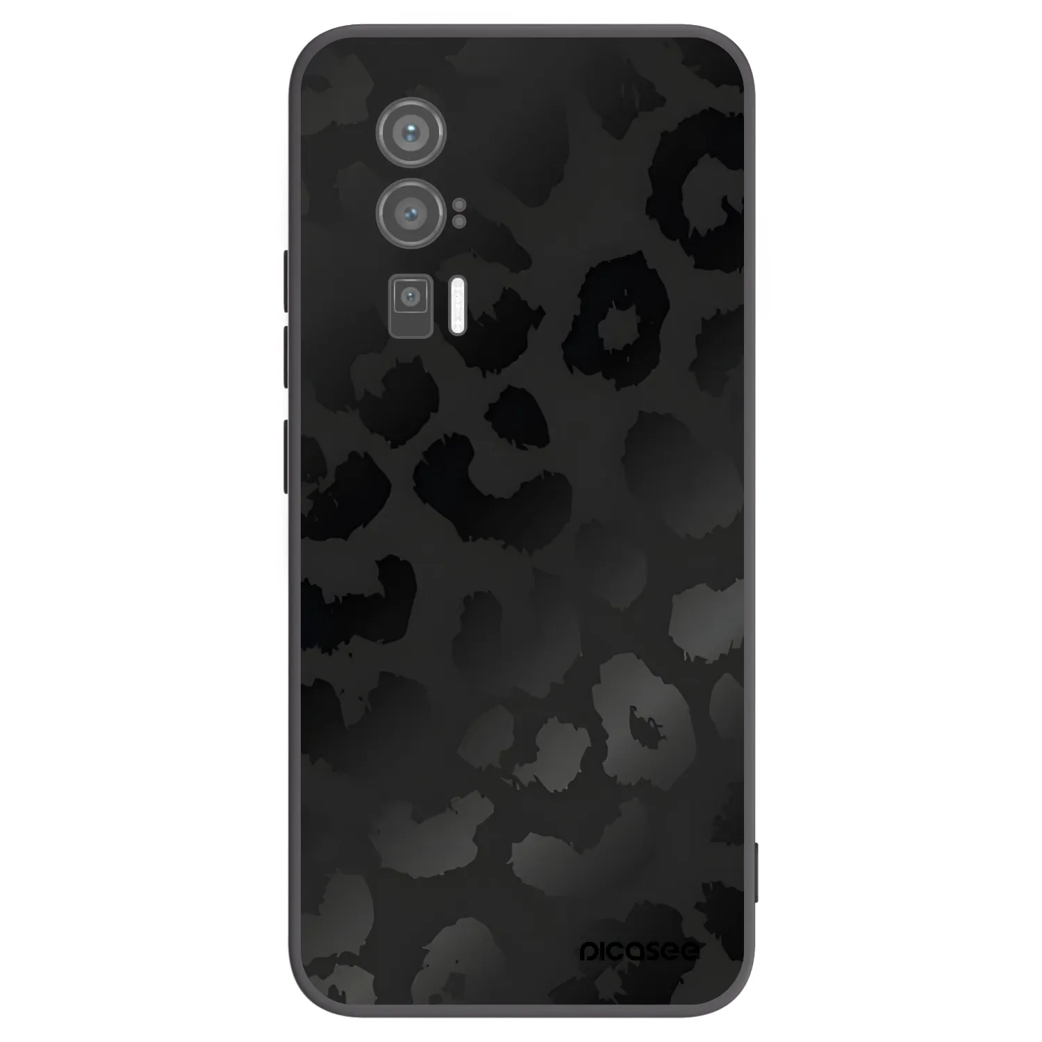 Picasee silikonový černý obal pro Xiaomi Poco F5 Pro 5G - Midnight Leopard