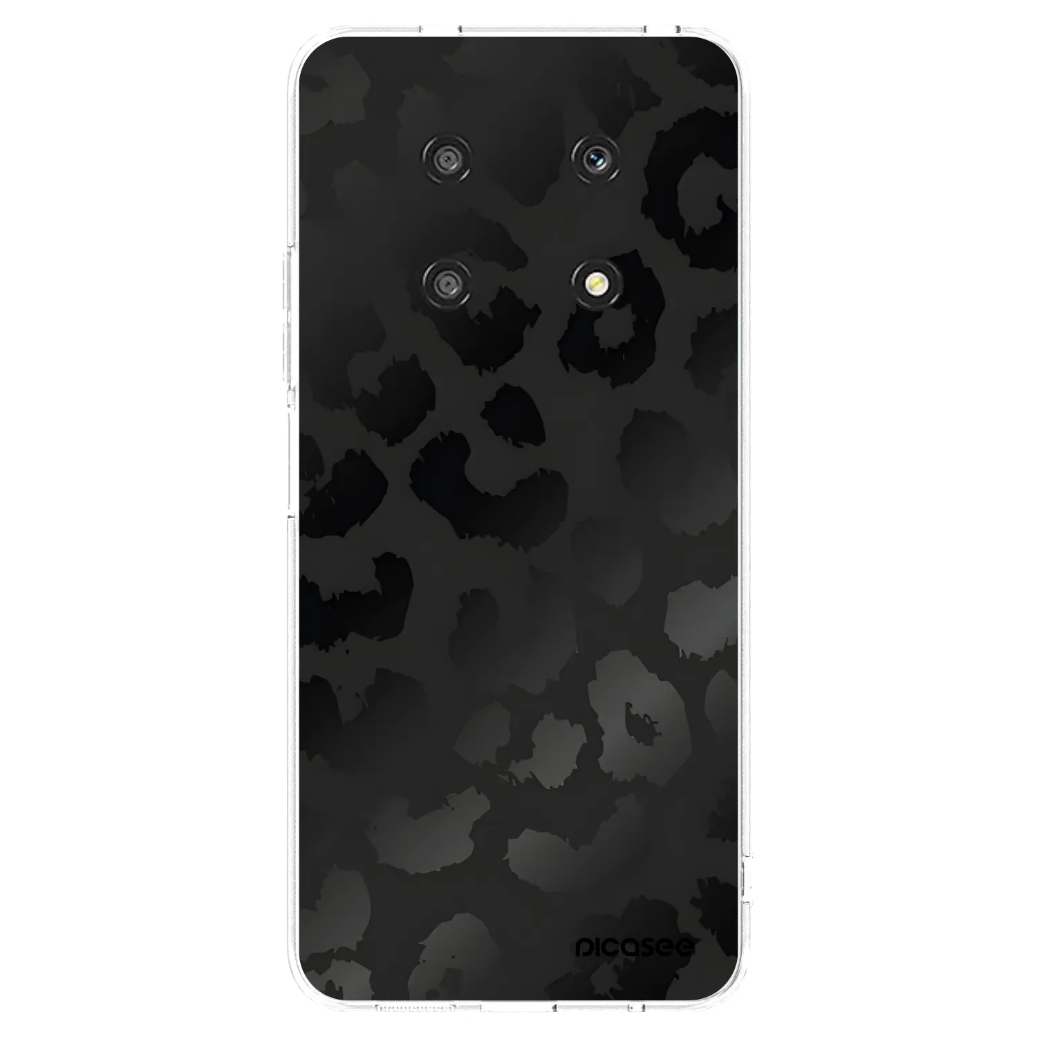 Picasee silikonový průhledný obal pro Honor Magic4 Lite 5G - Midnight Leopard