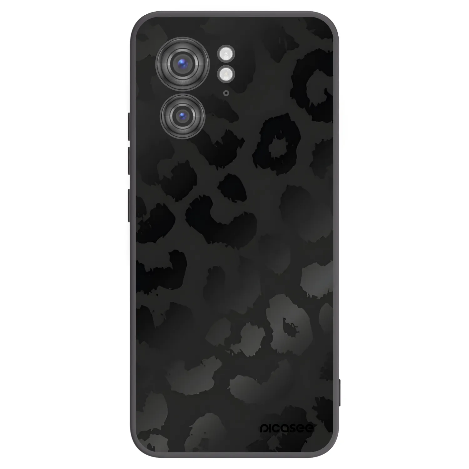 Picasee silikonový černý obal pro Motorola Edge 40 - Midnight Leopard