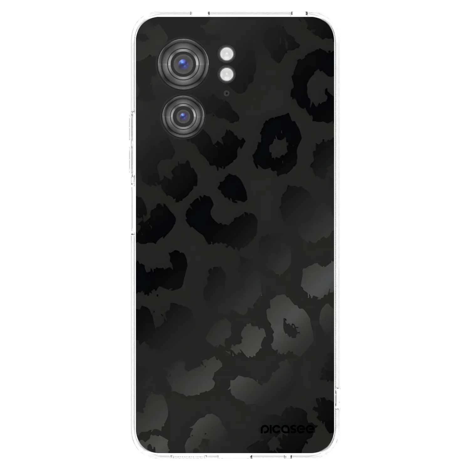 Picasee silikonový průhledný obal pro Motorola Edge 40 - Midnight Leopard