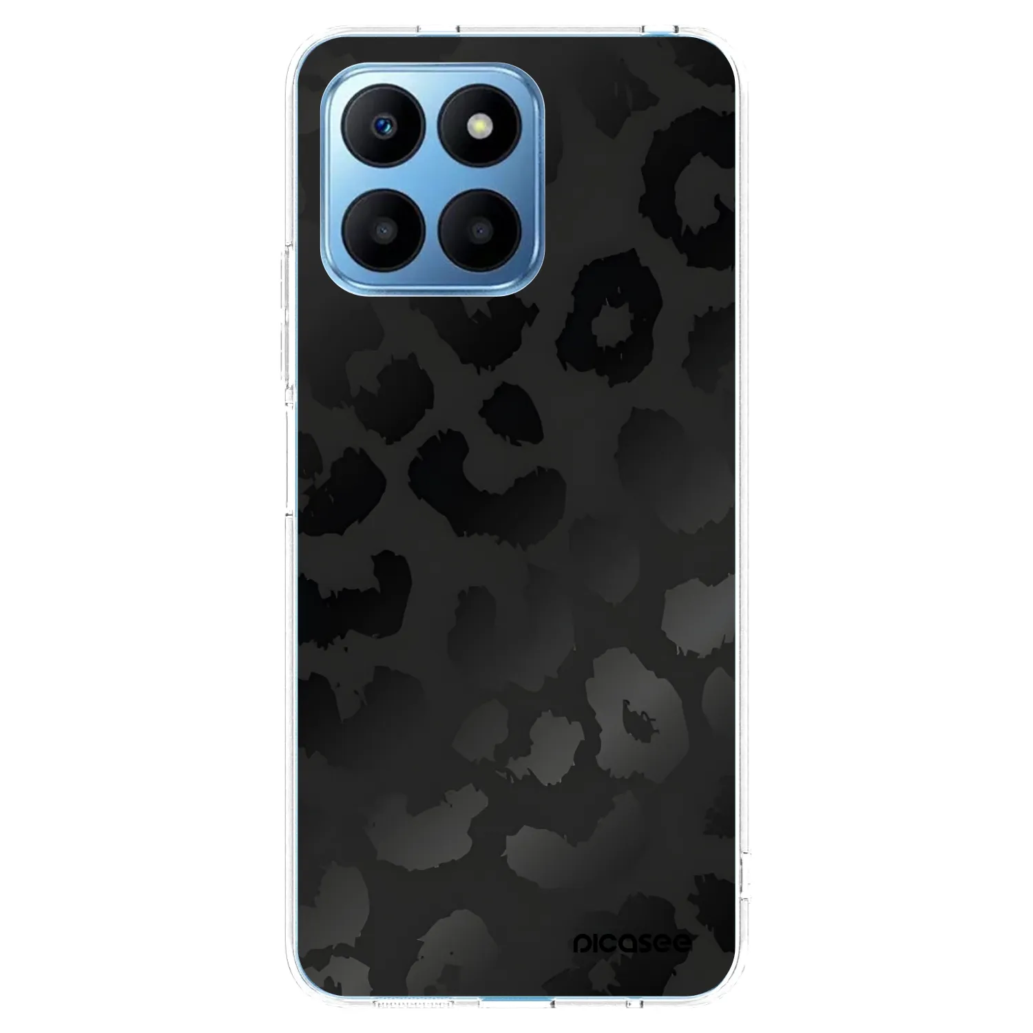 Picasee silikonový průhledný obal pro Honor 70 Lite - Midnight Leopard