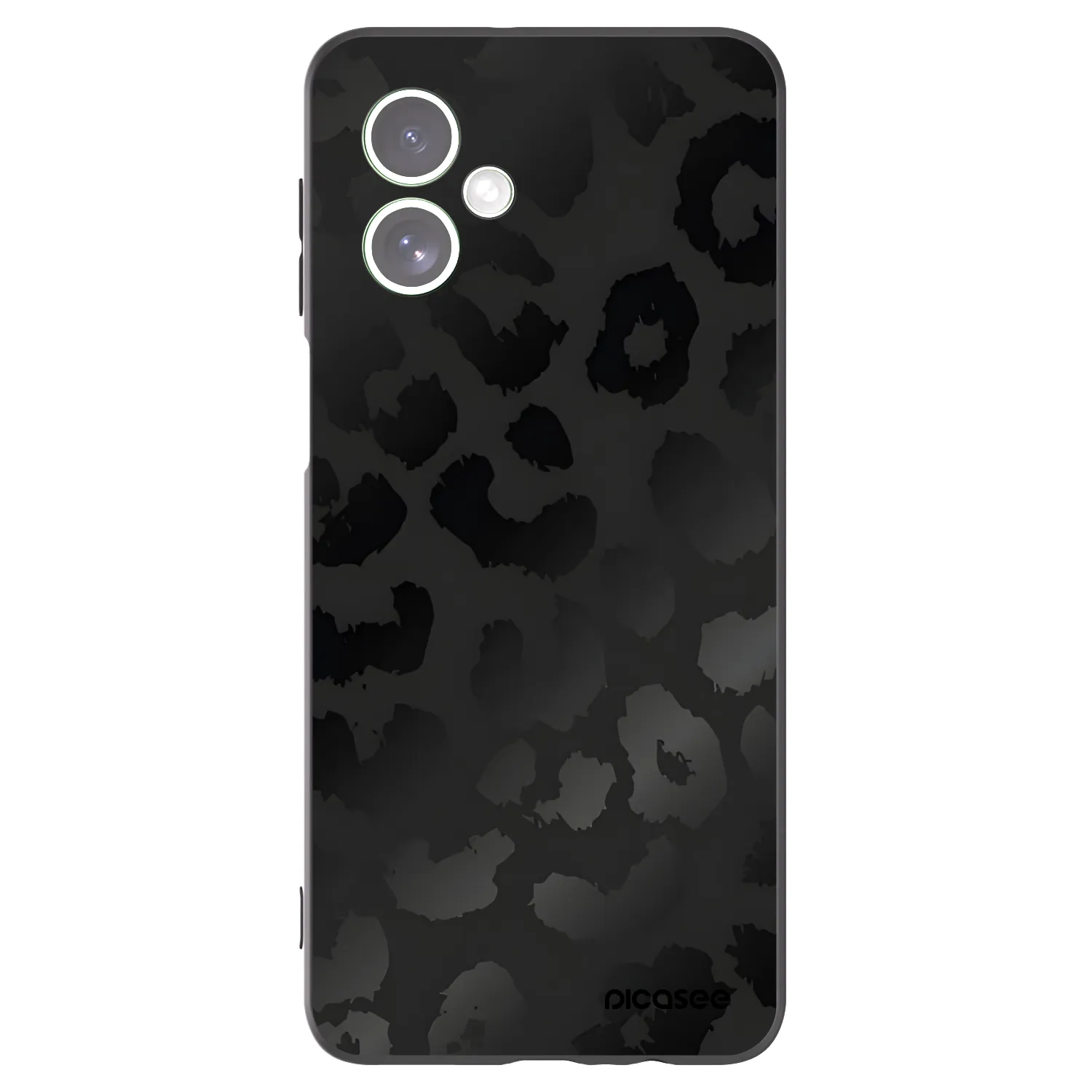 Picasee silikonový černý obal pro Motorola Moto G54 5G - Midnight Leopard