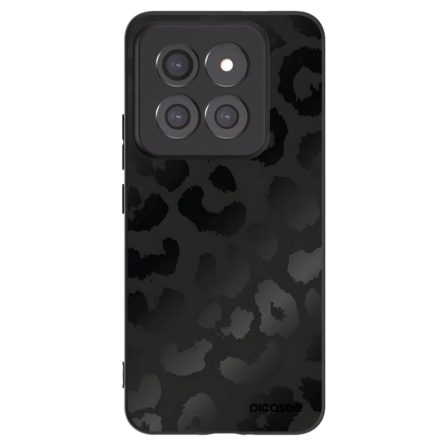 Picasee silikonový černý obal pro Xiaomi 14 Pro - Midnight Leopard