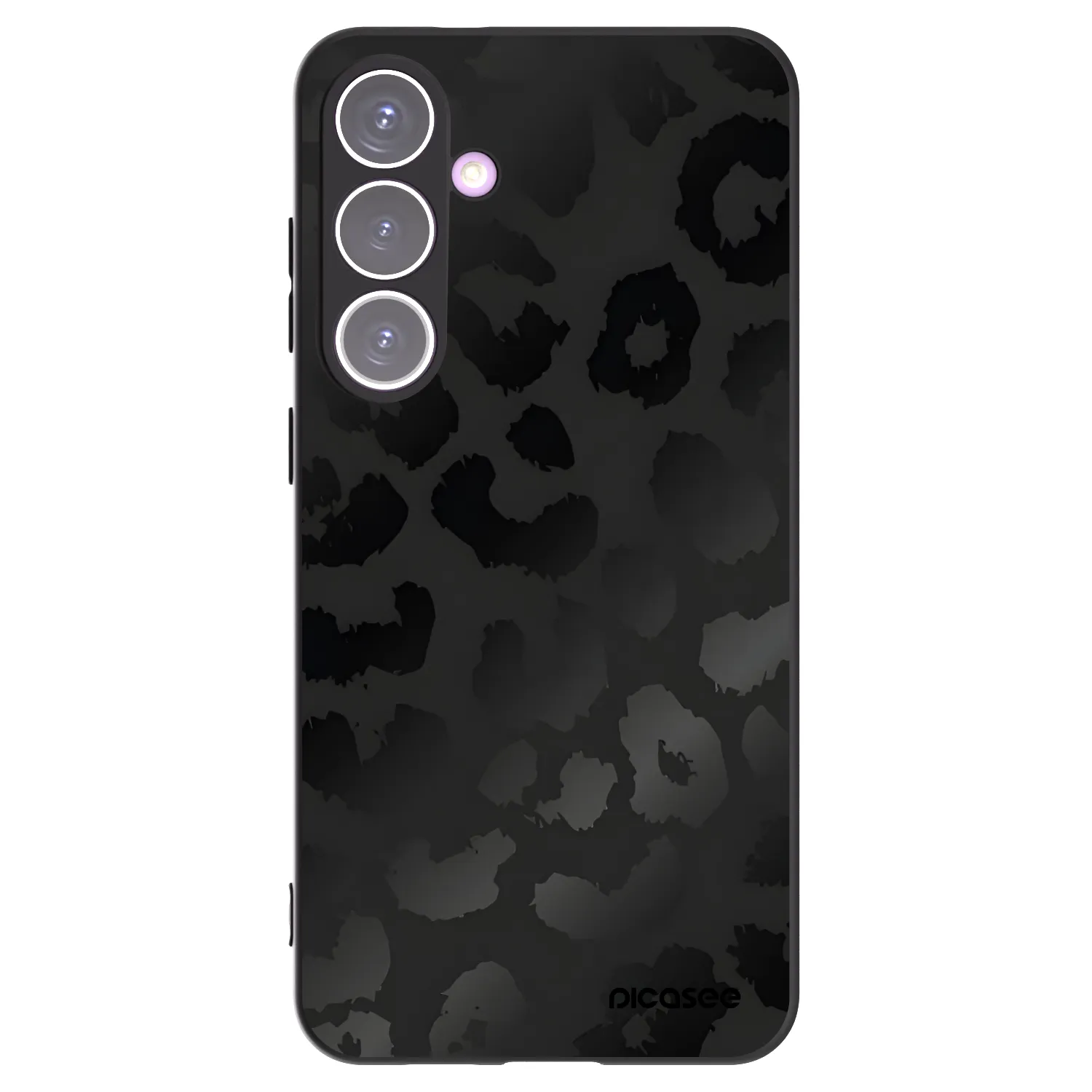 Picasee silikonový černý obal pro Samsung Galaxy S24+ S926B 5G - Midnight Leopard