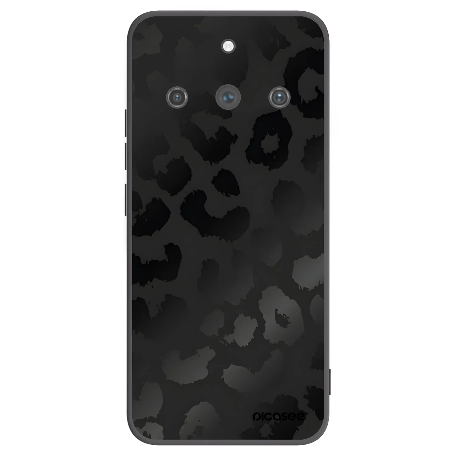 Picasee silikonový černý obal pro Realme 11 Pro+ - Midnight Leopard