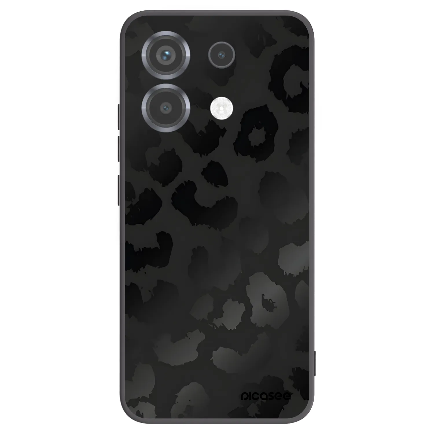 Picasee silikonový černý obal pro Xiaomi Poco X6 - Midnight Leopard