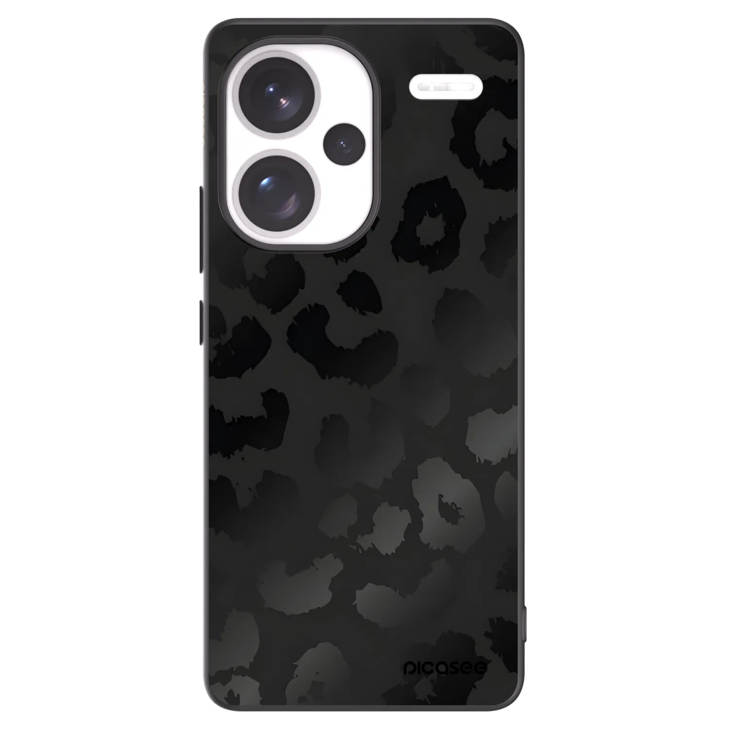 Picasee silikonový černý obal pro Xiaomi Redmi Note 13 Pro+ 5G - Midnight Leopard