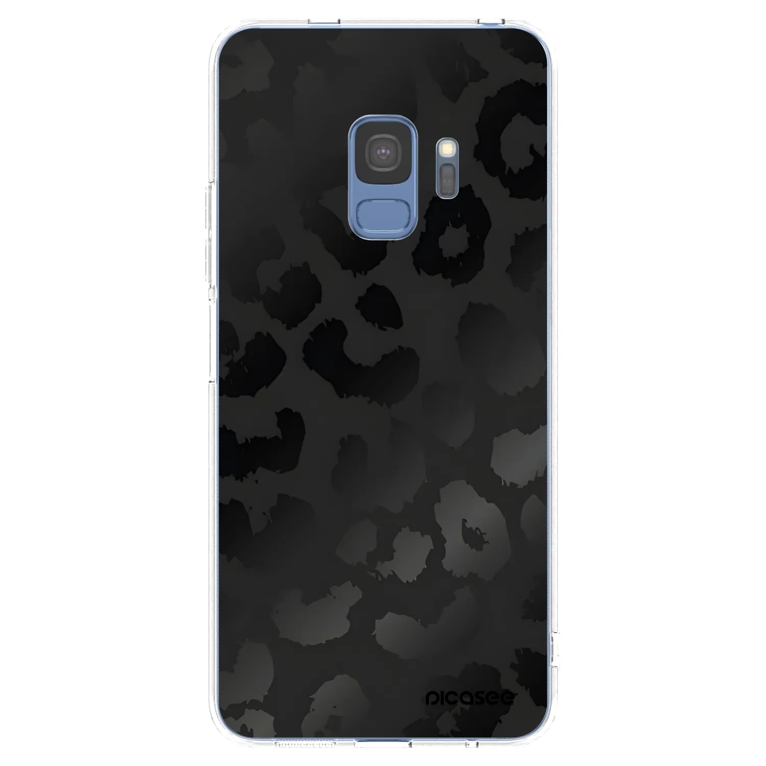Picasee silikonový průhledný obal pro Samsung Galaxy S9 G960F - Midnight Leopard
